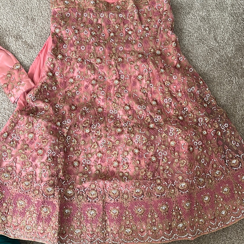 Brand new partially stitched lehnga